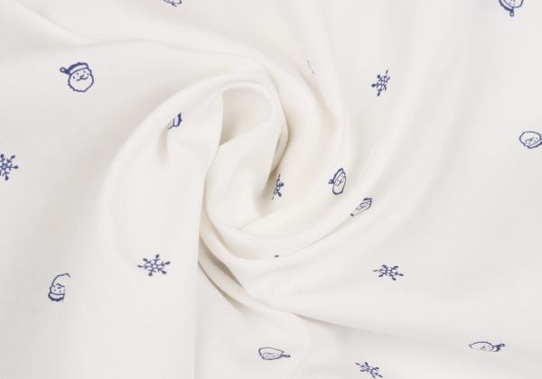 ISSEY MIYAKE I.S. White Navy Cotton Print Shirt Size 9
