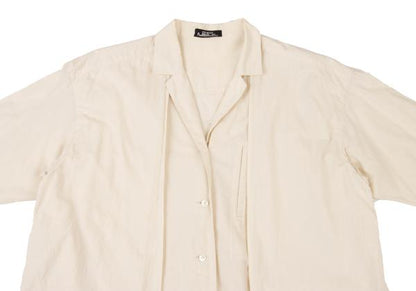 ISSEY MIYAKE PERMANENTE Cotton Layered Jacket White Size M