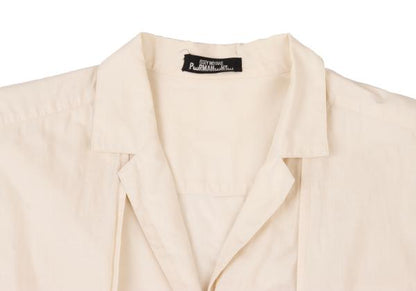 ISSEY MIYAKE PERMANENTE Cotton Layered Jacket White Size M