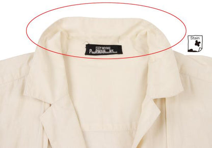 ISSEY MIYAKE PERMANENTE Cotton Layered Jacket White Size M