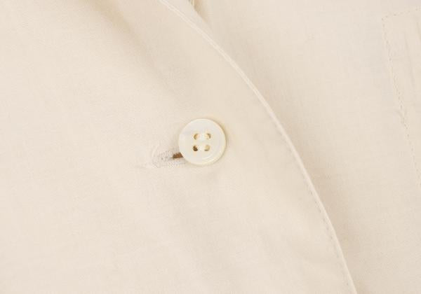 ISSEY MIYAKE PERMANENTE Cotton Layered Jacket White Size M