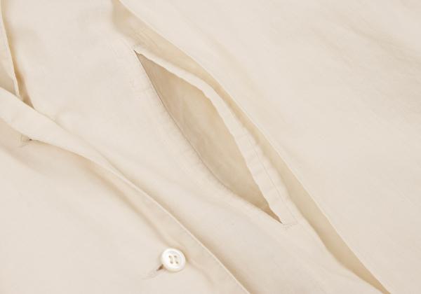ISSEY MIYAKE PERMANENTE Cotton Layered Jacket White Size M