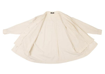 ISSEY MIYAKE PERMANENTE Cotton Layered Jacket White Size M