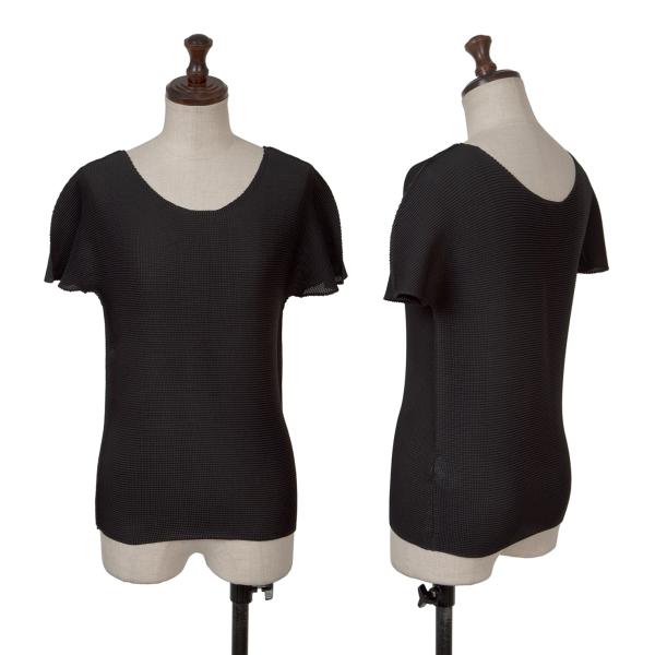 ISSEY MIYAKE me Pleated T-Shirt Black Size F