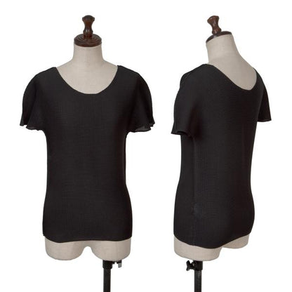 ISSEY MIYAKE me Pleated T-Shirt Black Size F