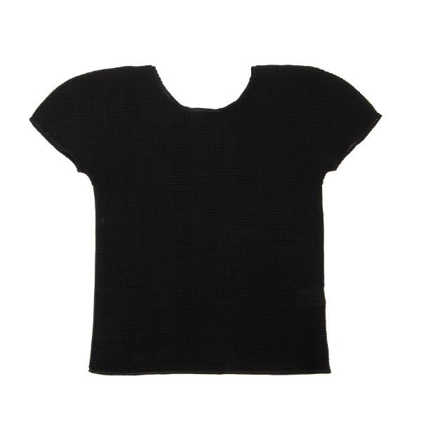 ISSEY MIYAKE me Pleated T-Shirt Black Size F