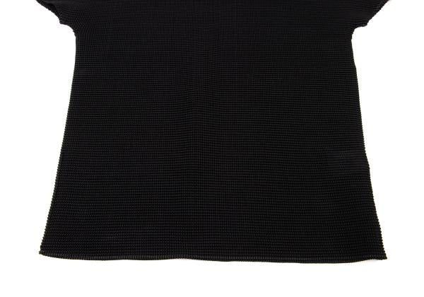 ISSEY MIYAKE me Pleated T-Shirt Black Size F