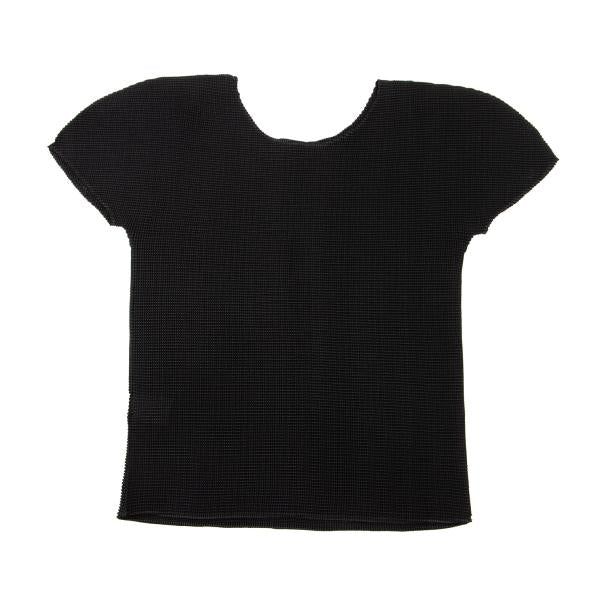 ISSEY MIYAKE me Pleated T-Shirt Black Size F