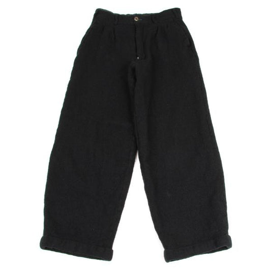 COMME des GARCONS HOMME PLUS Fulling Wool Dark Green Pants Size M