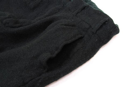 COMME des GARCONS HOMME PLUS Fulling Wool Dark Green Pants Size M
