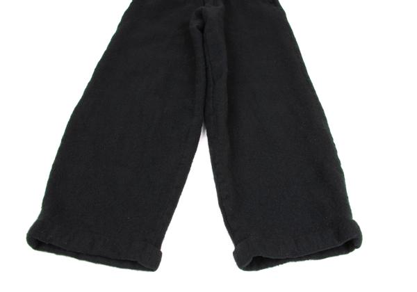 COMME des GARCONS HOMME PLUS Fulling Wool Dark Green Pants Size M