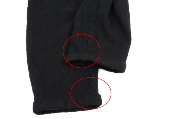 COMME des GARCONS HOMME PLUS Fulling Wool Dark Green Pants Size M