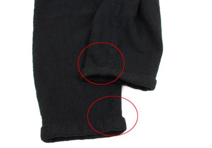 COMME des GARCONS HOMME PLUS Fulling Wool Dark Green Pants Size M