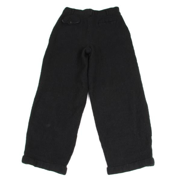 COMME des GARCONS HOMME PLUS Fulling Wool Dark Green Pants Size M