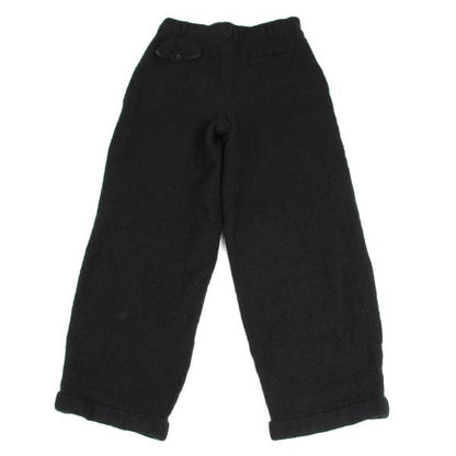 COMME des GARCONS HOMME PLUS Fulling Wool Dark Green Pants Size M
