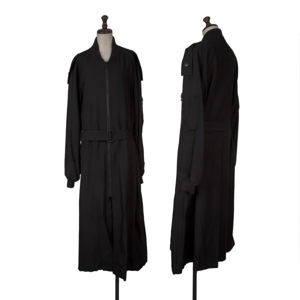 REGULATION yohji yamamoto Rayon Wool Bomber Black Size 2