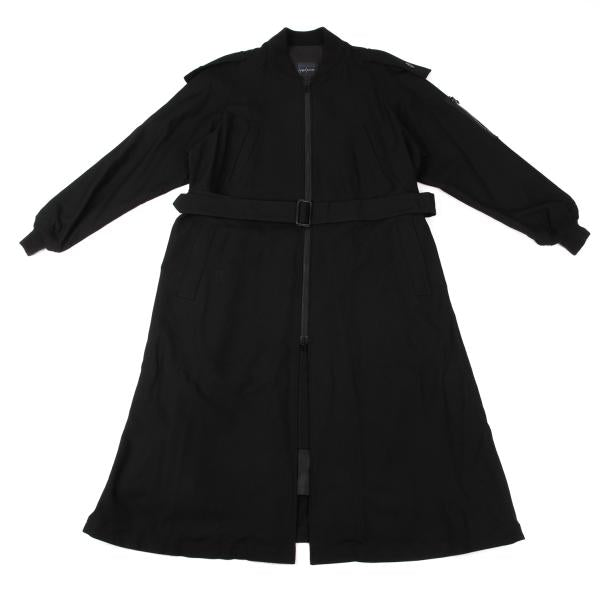 REGULATION yohji yamamoto Rayon Wool Bomber Black Size 2