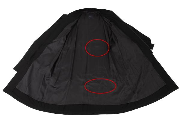 REGULATION yohji yamamoto Rayon Wool Bomber Black Size 2