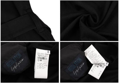 REGULATION yohji yamamoto Rayon Wool Bomber Black Size 2