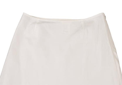 KEITA MARUYAMA Silk Cotton Flower Embroidered Skirt Size 1