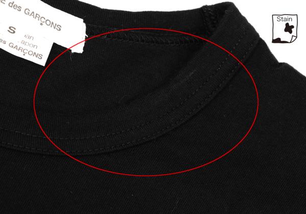 COMME des GARCONS Cotton Mesh Tape Design Top Black Size S