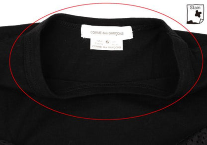 COMME des GARCONS Cotton Mesh Tape Design Top Black Size S