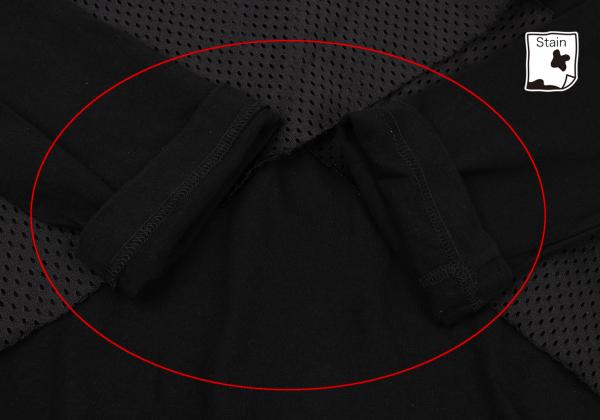 COMME des GARCONS Cotton Mesh Tape Design Top Black Size S