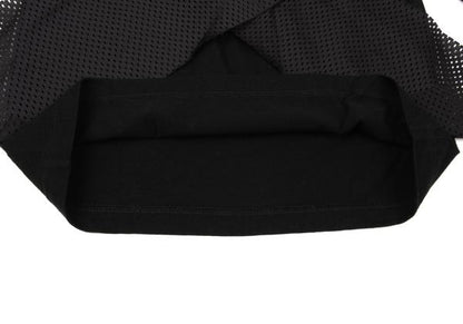 COMME des GARCONS Cotton Mesh Tape Design Top Black Size S