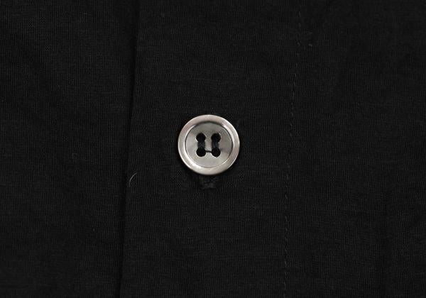 COMME des GARCONS Mesh Border Back Button Long Top Size M