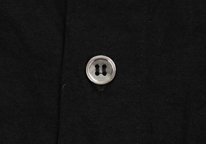 COMME des GARCONS Mesh Border Back Button Long Top Size M