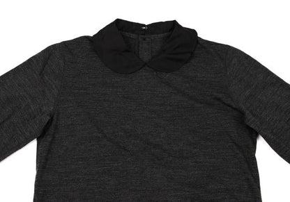 tricot COMME des GARCONS Back Button Knit Blouse Gray Size M