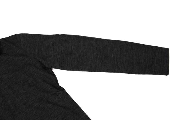 tricot COMME des GARCONS Back Button Knit Blouse Gray Size M