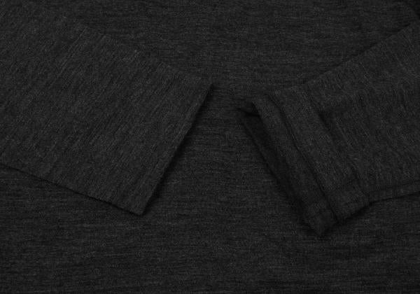 tricot COMME des GARCONS Back Button Knit Blouse Gray Size M