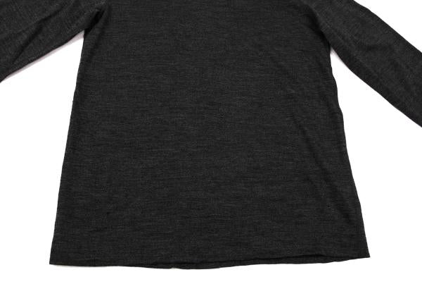 tricot COMME des GARCONS Back Button Knit Blouse Gray Size M