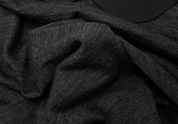 tricot COMME des GARCONS Back Button Knit Blouse Gray Size M
