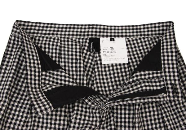 tricot COMME des GARCONS Gingham Check Pants Black Size S