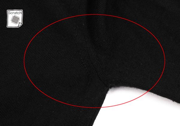 BLACK COMME des GARCONS Pom Pom Wool Cardigan Black Size S