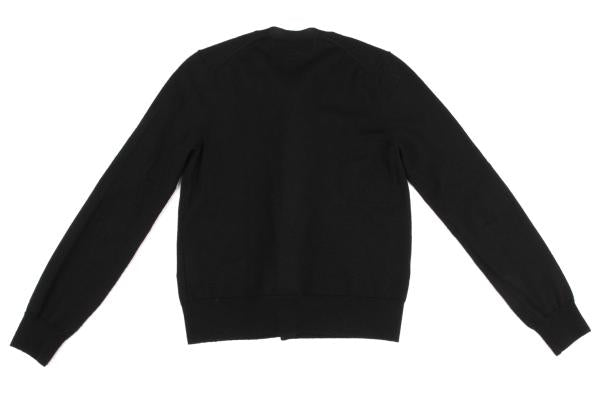 BLACK COMME des GARCONS Pom Pom Wool Cardigan Black Size S