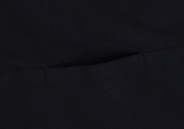 ohta Wool Back Slit Sleeveless Coat Blue Size F
