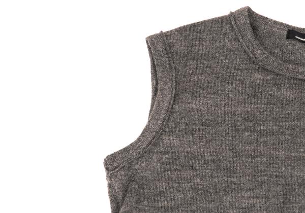 COMME des GARCONS Sheer Pleated Knit Sleeveless Dress Size S