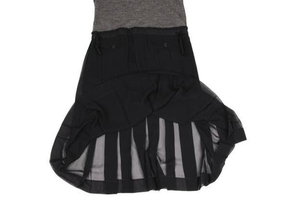 COMME des GARCONS Sheer Pleated Knit Sleeveless Dress Size S