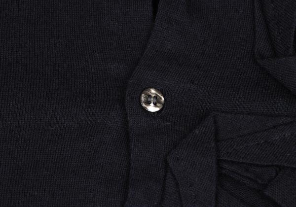 COMME des GARCONS Corsage Applique Cardigan Navy Size M