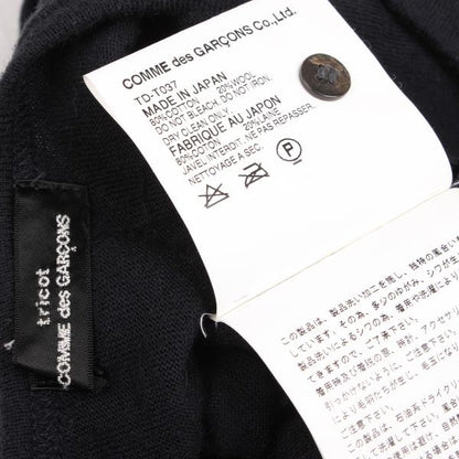 COMME des GARCONS Corsage Applique Cardigan Navy Size M