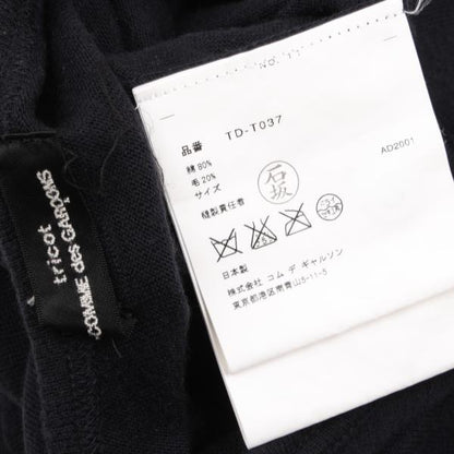 COMME des GARCONS Corsage Applique Cardigan Navy Size M