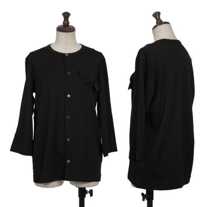 COMME des GARCONS Wool Ribbon Cardigan Black Size M