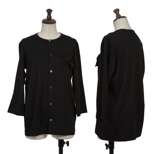 COMME des GARCONS Wool Ribbon Cardigan Black Size M