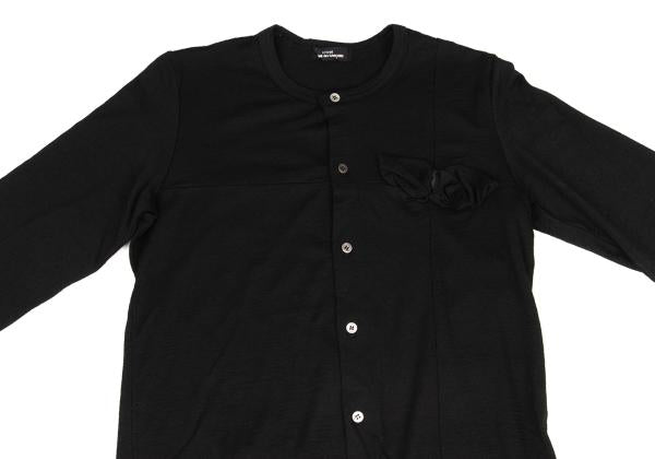 COMME des GARCONS Wool Ribbon Cardigan Black Size M