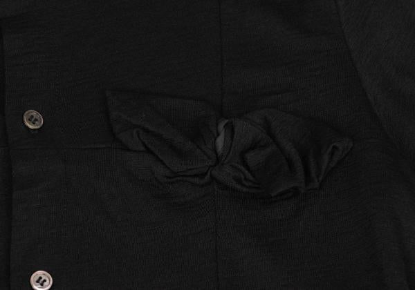 COMME des GARCONS Wool Ribbon Cardigan Black Size M