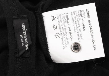 COMME des GARCONS Wool Ribbon Cardigan Black Size M