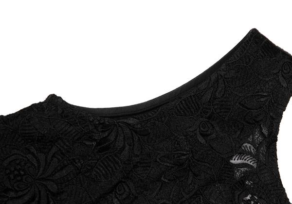 COMME des GARCONS Embroidered Chiffon Vest Black Size S